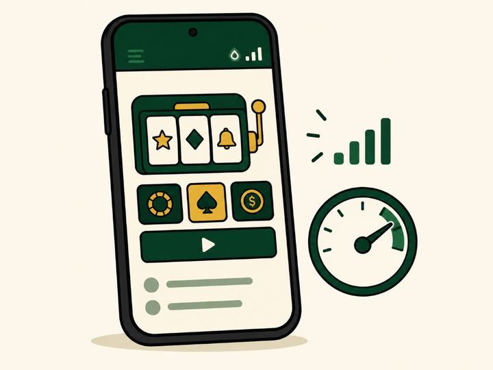 Playing casino games on your phone without burning data