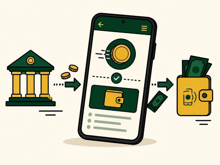 Depositing and cashing out with mobile money