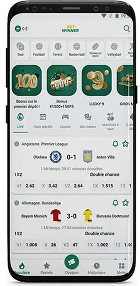 BetWinner Ghana app screenshot